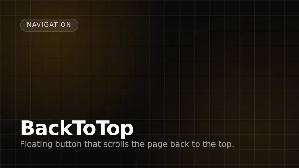 BackToTop preview