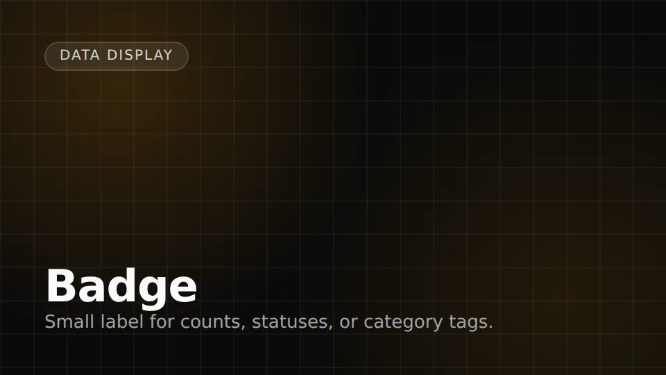 Badge preview