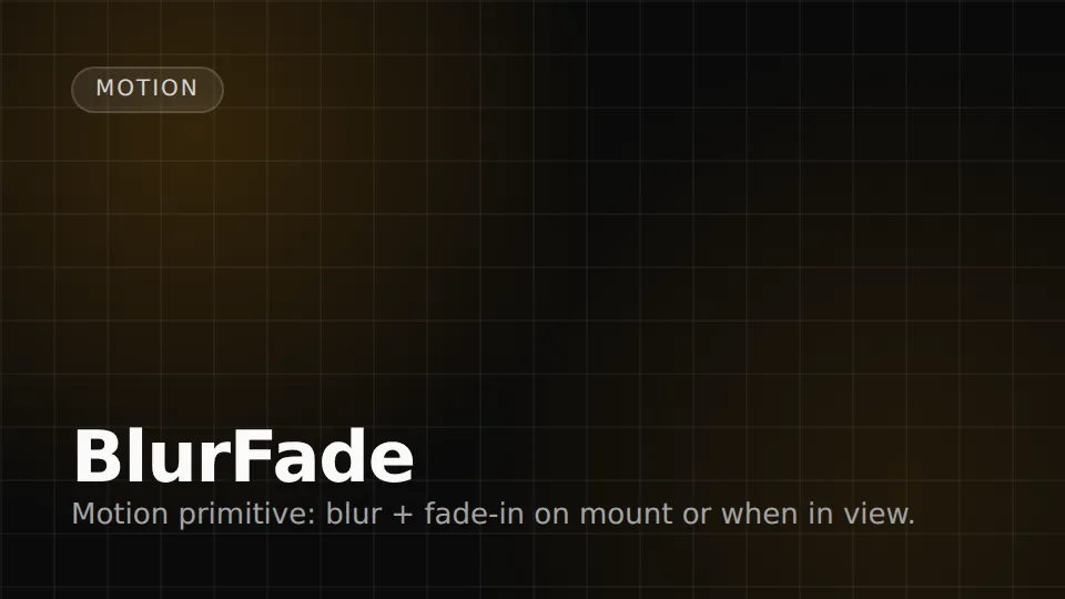 BlurFade preview