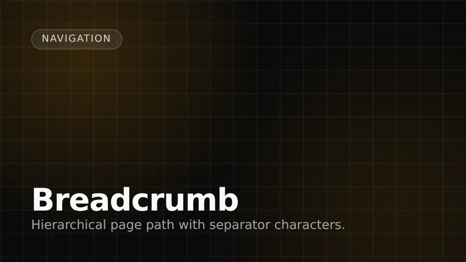 Breadcrumb preview
