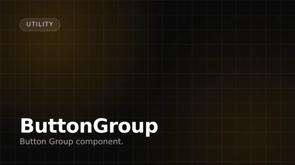 ButtonGroup preview