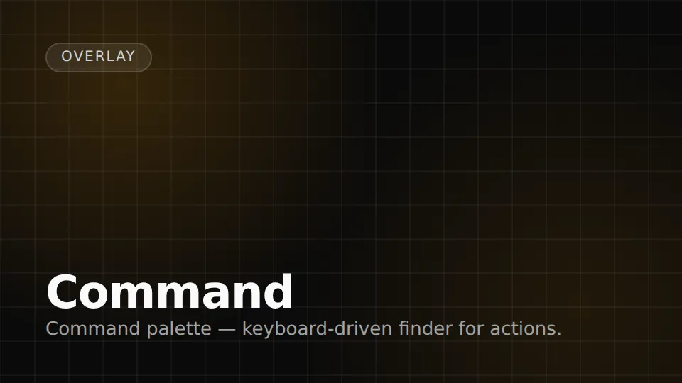 Command preview