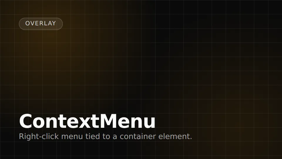 ContextMenu preview