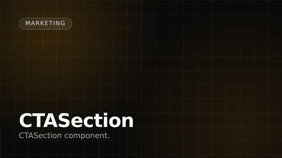 CTASection preview