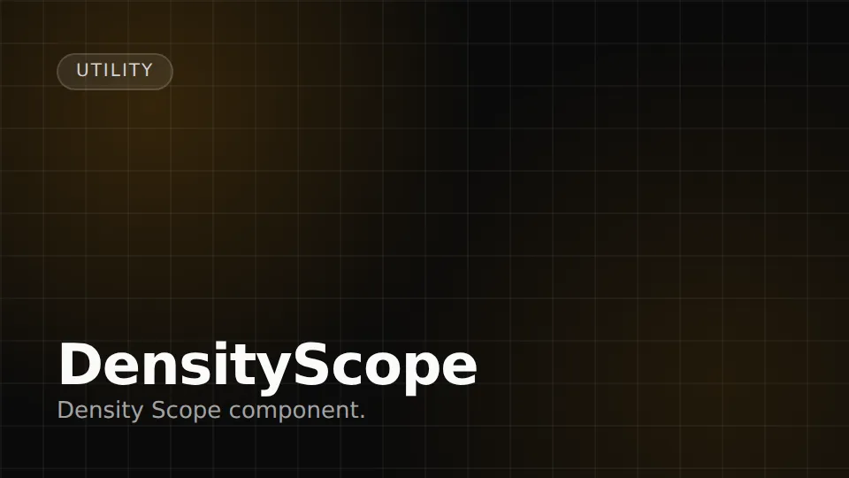 DensityScope preview