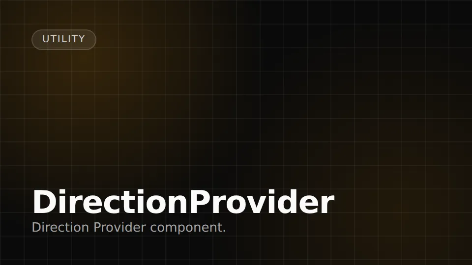 DirectionProvider preview