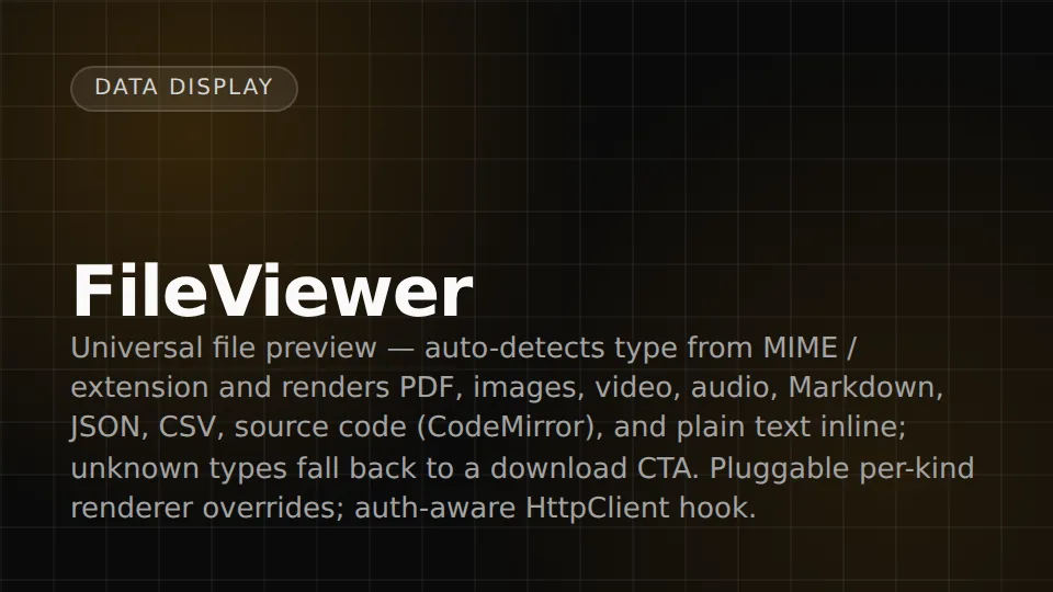 FileViewer preview