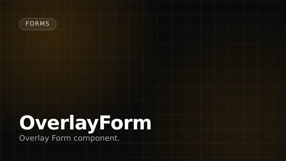 OverlayForm preview