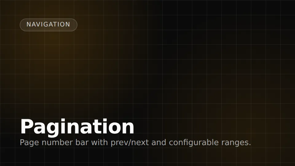 Pagination preview