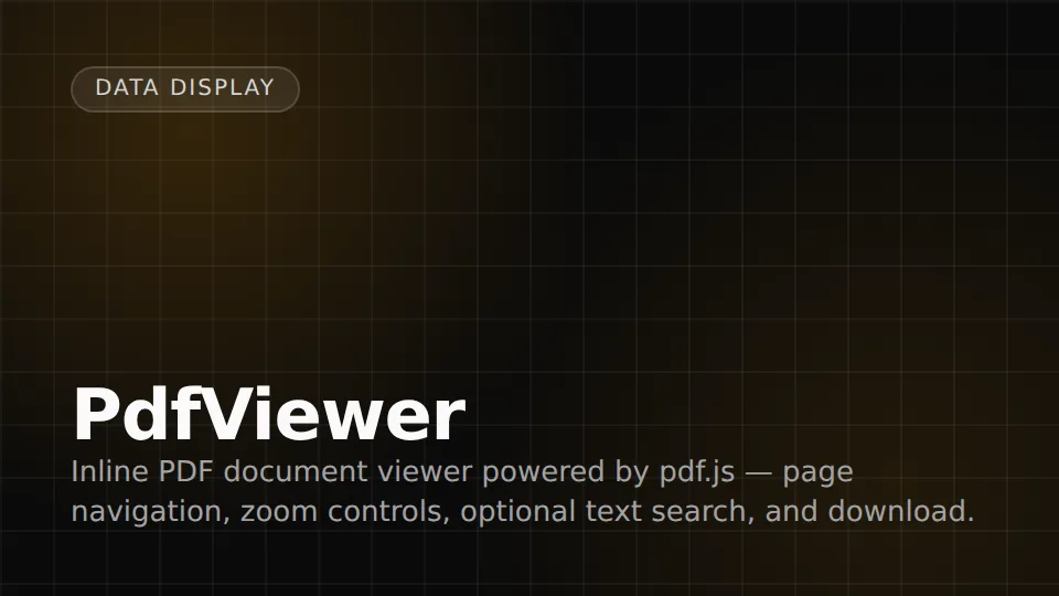 PdfViewer preview