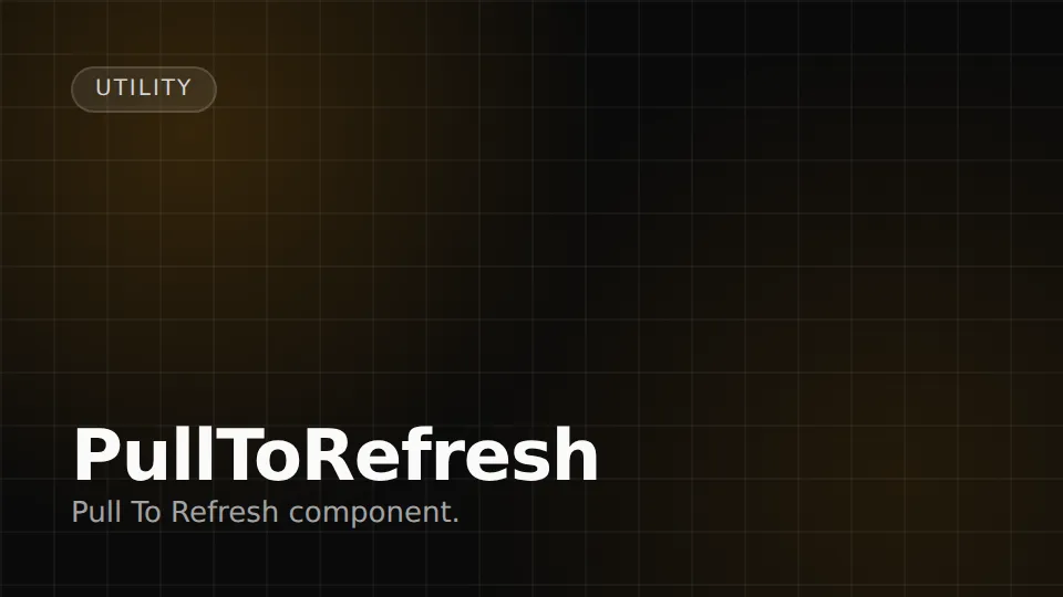 PullToRefresh preview