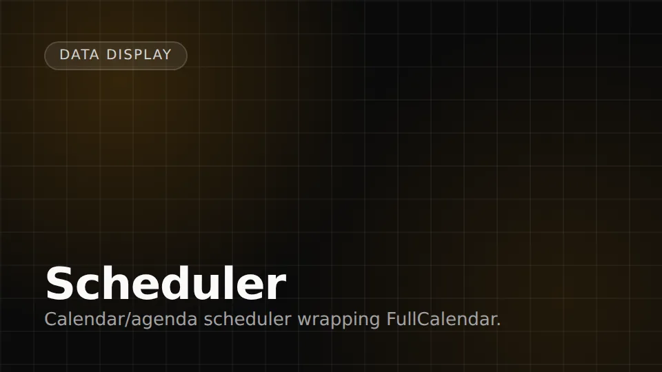 Scheduler preview