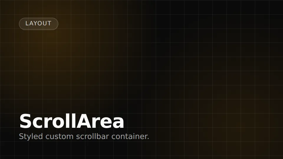 ScrollArea preview