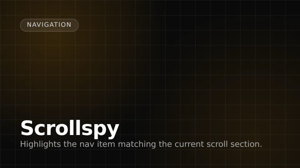 Scrollspy preview