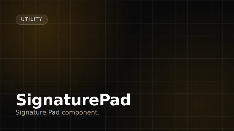 SignaturePad preview