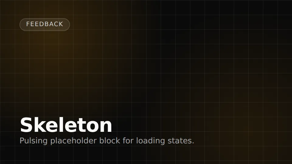 Skeleton preview