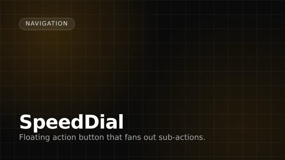 SpeedDial preview