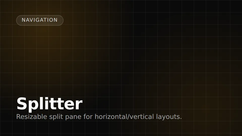 Splitter preview