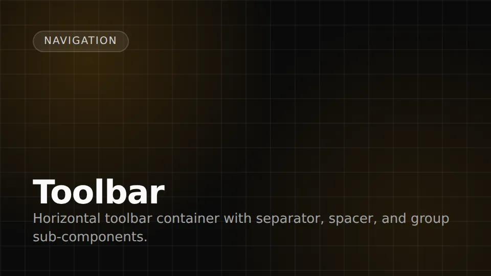 Toolbar preview
