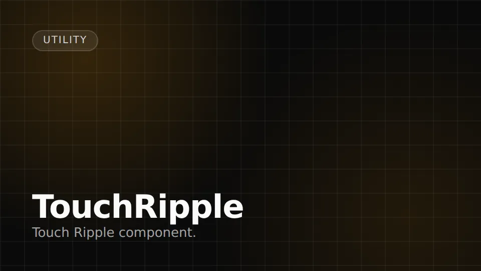 TouchRipple preview